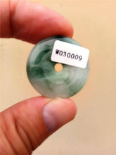 Load image into Gallery viewer, 10% OFF- Certified Natural Jadeite Emerald Jade Tablet Translucent Safety Buckle Pendant 《Grade A》0009