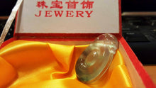Load image into Gallery viewer, 10% OFF- Certified Natural Myanmar Icy Jadeite Emerald Jade Tablet Translucent Dragon Pendant《Grade A》