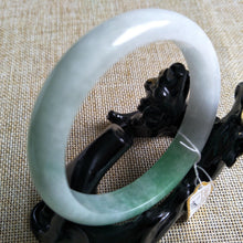 Load image into Gallery viewer, 10% OFF- 56/57/58 mm Certified Natural Jadeite Emerald A Jade HandCarved Bangle 3007