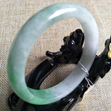 Load image into Gallery viewer, 10% OFF- 56/57/58 mm Certified Natural Jadeite Emerald A Jade HandCarved Bangle 3007