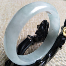 Load image into Gallery viewer, 10% OFF- 57/58/59 mm Certified Natural Jadeite Emerald Jade Bangle《Grade A》BJ4851