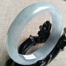 Load image into Gallery viewer, 10% OFF- 57/58/59 mm Certified Natural Jadeite Emerald Jade Bangle《Grade A》BJ4851
