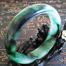 Load image into Gallery viewer, 10% OFF- 58/59/60 mm Certified Natural Jadeite Emerald A Jade HandCarved Bangle A165