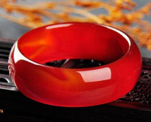 Load image into Gallery viewer, 10% OFF- 60/61/62 mm Certified Natural Red Emerald Jade Bangle《Grade A》