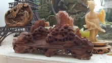 Load image into Gallery viewer, 7.87''L-Chinese Natural Antique Jade HandCarved Landscape Statue