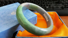 Load image into Gallery viewer, 10% OFF- 57/58/59 mm Certified Natural Jadeite Emerald Jade Bangle《Grade A》3287