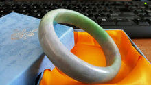 Load image into Gallery viewer, 10% OFF- 57/58/59 mm Certified Natural Jadeite Emerald Jade Bangle《Grade A》3287