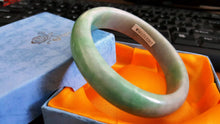 Load image into Gallery viewer, 10% OFF- 57/58/59 mm Certified Natural Jadeite Emerald Jade Bangle《Grade A》3287