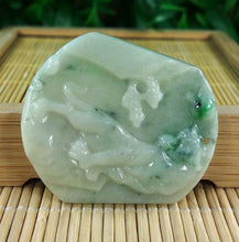Load image into Gallery viewer, 10% OFF- Certified Natural Jadeite Emerald Jade Tiger Pendant《Grade A》4998
