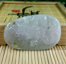 Load image into Gallery viewer, 10% OFF- Certified Natural Jadeite Emerald Jade Dragon Pendant《Grade A》4388