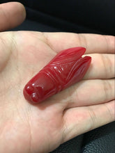 Load image into Gallery viewer, 10% OFF- Certified Natural Jadeite Emerald Jade Cicada 一鸣惊人 Pendant《Grade A》