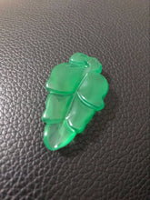 Load image into Gallery viewer, 10% OFF- Certified Natural Jadeite Emerald Jade Leaf Pendant《Grade A》