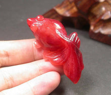 Load image into Gallery viewer, 10% OFF- Certified Natural Jadeite Emerald A Jade HandCarved GoldFish Pendant