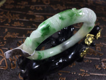 Load image into Gallery viewer, 10% OFF- 56/57/58 mm Certified Natural Jadeite Emerald Jade Bangle《Grade A》A684