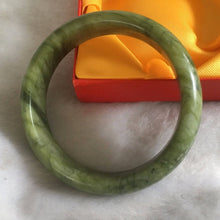 Load image into Gallery viewer, 10% OFF- 58/59/60 mm Certified Natural Huanglong Emerald Jade Bangle《Grade A》A658