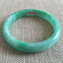 Load image into Gallery viewer, 10% OFF- 56/57/58 mm Certified Natural Jadeite Emerald Jade Bangle《Grade A》A2021