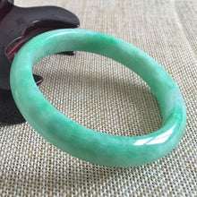 Load image into Gallery viewer, 10% OFF- 56/57/58 mm Certified Natural Jadeite Emerald Jade Bangle《Grade A》A2021