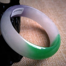 Load image into Gallery viewer, 10% OFF- 55/56/57 mm Certified Natural Jadeite Emerald Jade Bangle《Grade A》3942