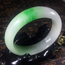 Load image into Gallery viewer, 10% OFF- 56/57/58 mm Certified Natural Jadeite Emerald Jade Bangle《Grade A》2485