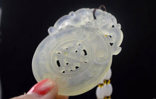 Load image into Gallery viewer, 10% OFF- Certified Natural Ice Jadeite Emerald Jade Dragon Pendant《Grade A》