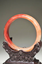 Load image into Gallery viewer, 10% OFF on Sales- 58/59/60 mm-Certified Natural Red Jadeite Emerald Jade Bracelet Bangle 《Grade A》