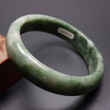 Load image into Gallery viewer, 10% OFF- 59/60/61 mm Certified Natural Jadeite Emerald Jade Bangle《Grade A》W0767