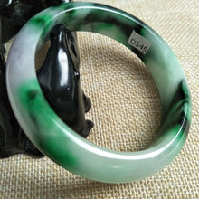 Load image into Gallery viewer, 10% OFF- 57/58/59 mm Certified Natural Jadeite Emerald Jade Bangle《Grade A》D545
