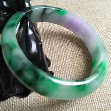 Load image into Gallery viewer, 10% OFF- 56/57/58 mm Certified Natural Jadeite Emerald Jade Bangle《Grade A》D516