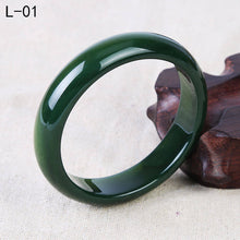Load image into Gallery viewer, 10% OFF- 58/59/60 mm Certified Natural Ice Jadeite Emerald Jade Bangle《Grade A》A089