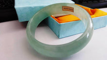Load image into Gallery viewer, 10% OFF- 59/60/61 mm Certified Natural Jadeite Emerald Jade Bangle《Grade A》BJ0818330