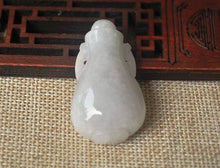 Load image into Gallery viewer, 10% OFF- Certified Natural Icy Jadeite Emerald Jade Lucky Vase Pendant 《Grade A》3724
