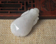 Load image into Gallery viewer, 10% OFF- Certified Natural Icy Jadeite Emerald Jade Lucky Vase Pendant 《Grade A》3724