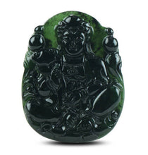 Load image into Gallery viewer, 10% OFF- Certified Natural Jadeite Emerald Jade Kuanyin Pendant