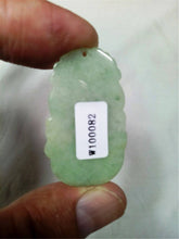 Load image into Gallery viewer, 10% OFF- Certified Natural Oily Jadeite Emerald Jade Tablet Translucent Rat Pendant 《Grade A》0082