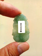 Load image into Gallery viewer, 10% OFF- Certified Natural Oily Jadeite Emerald Jade Tablet Translucent Rooster Pendant 《Grade A》0208