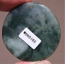 Load image into Gallery viewer, 10% OFF- Certified Natural Jadeite Emerald Jade Tablet Translucent Buddha Pendant 《Grade A》0165