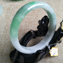 Load image into Gallery viewer, 10% OFF- 56/57/58 mm Certified Natural Jadeite Emerald A Jade HandCarved Bangle 3007