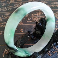 Load image into Gallery viewer, 10% OFF- 55/56/57 mm Certified Natural Jadeite Emerald A Jade HandCarved Bangle A177