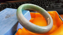 Load image into Gallery viewer, 10% OFF- 57/58/59 mm Certified Natural Jadeite Emerald Jade Bangle《Grade A》3287