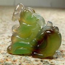 Load image into Gallery viewer, 10% OFF- Certified Natural Ice Jadeite Emerald Jade Dragon-Pixiu Pendant《Grade A》