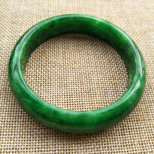Load image into Gallery viewer, 10% OFF- 57/58/59mm Certified Natural Jadeite Emerald A*Jade HandCarved Bangle F545