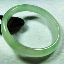 Load image into Gallery viewer, 10% OFF- 56/57/58 mm Certified Natural Jadeite Emerald Jade Bangle《Grade A》H514
