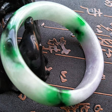 Load image into Gallery viewer, 10% OFF- 56/57/58 mm Certified Natural Jadeite Emerald Jade Bangle《Grade A》F518