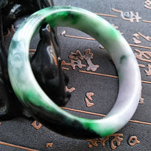 Load image into Gallery viewer, 10% OFF- 57/58/59 mm Certified Natural Jadeite Emerald Jade Bangle《Grade A》F516