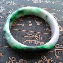 Load image into Gallery viewer, 10% OFF- 57/58/59 mm Certified Natural Jadeite Emerald Jade Bangle《Grade A》F516