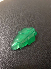 Load image into Gallery viewer, 10% OFF- Certified Natural Jadeite Emerald Jade Leaf Pendant《Grade A》