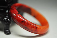 Load image into Gallery viewer, 10% OFF- 58/59/60 mm Certified Natural Red Emerald A*Jade Handcarved Bangle XB-2018