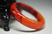 Load image into Gallery viewer, 10% OFF- 58/59/60 mm Certified Natural Red Emerald A*Jade Handcarved Bangle XB-2018