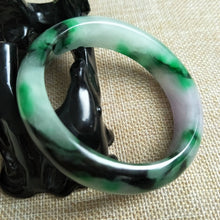 Load image into Gallery viewer, 10% OFF- 57/58/59 mm Certified Natural Jadeite Emerald Jade Bangle《Grade A》D545