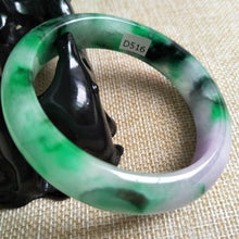 Load image into Gallery viewer, 10% OFF- 56/57/58 mm Certified Natural Jadeite Emerald Jade Bangle《Grade A》D516